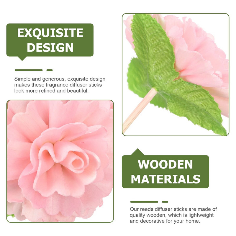 Light House Декорации за Ратан Ароматни пръчици Ароматна бутилка Аксесоар Ароматерапия Сменяем дифузьор Тръстики