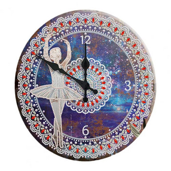 Стенен часовник Широко приложение Декоративно желязо Леко ярко оцветено Стилен часовник Декорация за всекидневна