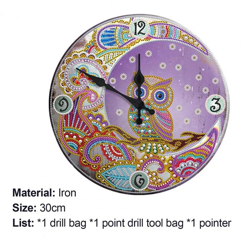 Sieninio laikrodžio platus pritaikymas dekoratyvinis lygintuvas Lengvas ryškių spalvų stilingas laikrodis svetainės apdaila