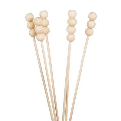 10 τμχ Ξύλινες χάντρες Rattan Sticks Fireless Fragrances Reed Diffuser Stick Επαναχρησιμοποίηση DIY χειροποίητα στολίδια Διακόσμηση σπιτιού