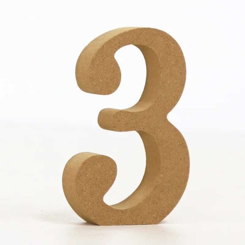 1 vnt. 10 cm medienos spalvos numeriai 0-9 mediniai, pasidaryk pats, arabiški skaitmenys Menas amatai, stovimas vakarėlis Vestuvės, namų dekoras