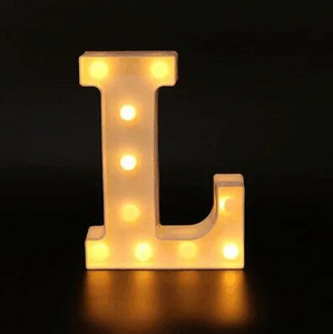 Δημιουργικό DIY Φωτεινό LED Φωτιστικά γράμματα Φωτιστικό Αριθμός Αλφαβήτου για Διακόσμηση πάρτι γενεθλίων του Αγίου Βαλεντίνου για εξοχικό σπίτι γάμου