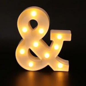Δημιουργικό DIY Φωτεινό LED Φωτιστικά γράμματα Φωτιστικό Αριθμός Αλφαβήτου για Διακόσμηση πάρτι γενεθλίων του Αγίου Βαλεντίνου για εξοχικό σπίτι γάμου