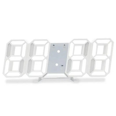 Ψηφιακό ρολόι 3D LED Φωτεινό ρολόι τοίχου μόδας Πολυλειτουργικό δημιουργικό βύσμα USB Ηλεκτρονικό ρολόι Διακόσμηση σπιτιού
