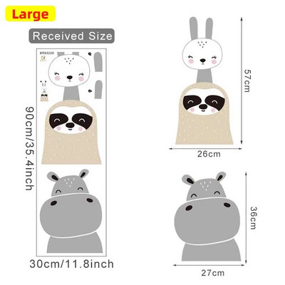 Γελοιογραφία Cute Lion Bunny Ζώα του δάσους αστέρια Αυτοκόλλητα τοίχου Bear Deer Αυτοκόλλητα τοίχου για Παιδικό Δωμάτιο Παιδικό δωμάτιο Νηπιαγωγείο Δωμάτιο Υπνοδωμάτιο Τοιχογραφίες