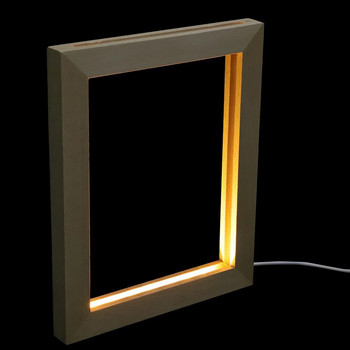 Λαμπερή θήκη για κορνίζα δώρου Επιτραπέζιο ξύλινο φως LED Εικόνα Απλή διακόσμηση