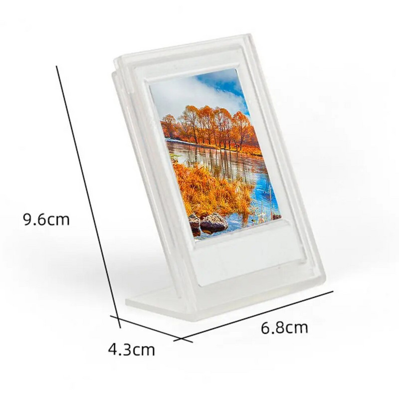 L-alakú függőleges képkeret kollekció képkeret egyszínű, repedésgátló akril asztali képkeretek, hosszú élettartamú 3-ig