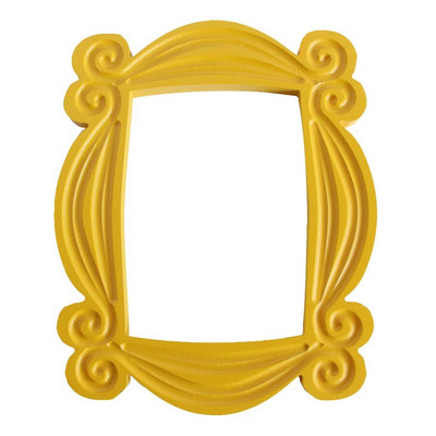 Τηλεοπτική εκπομπή Friends Yellow Door Polyresin Κορνίζα φωτογραφιών με βάση