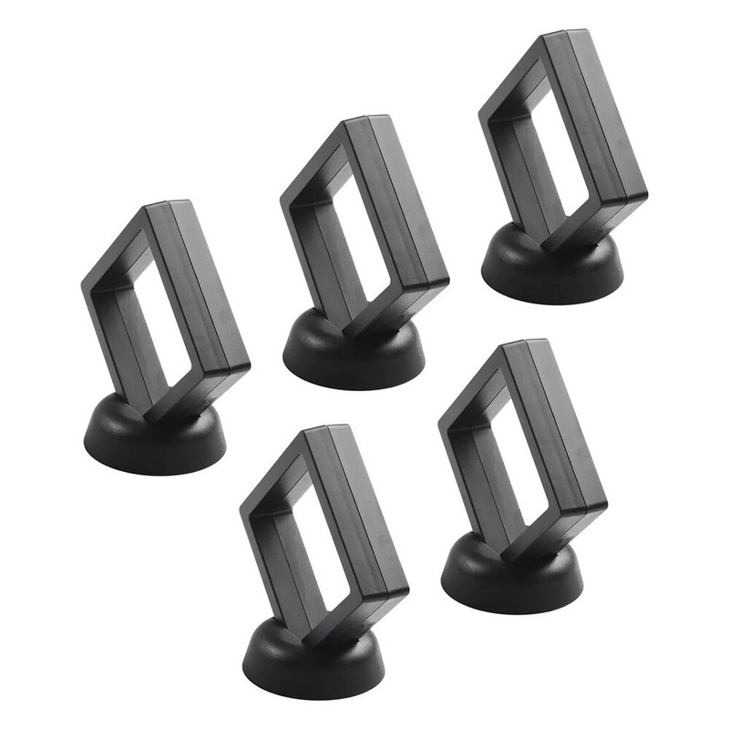 5db 3D lebegő képkeret árnyékdoboz ékszer mintapéldány katonai éremállvány keret kihívás érmebemutató állvány