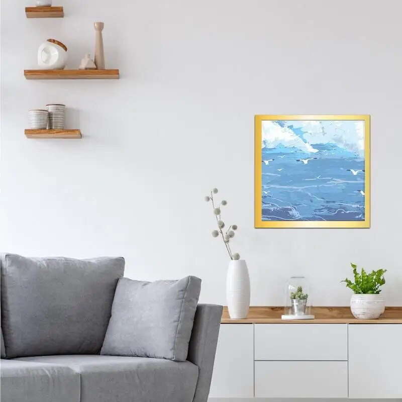 Diamond Art festménykeretek 30x30 képkeret Mágneses specifikus keretek 30x30 CM gyémántfestővászonhoz gyémánt művészetként