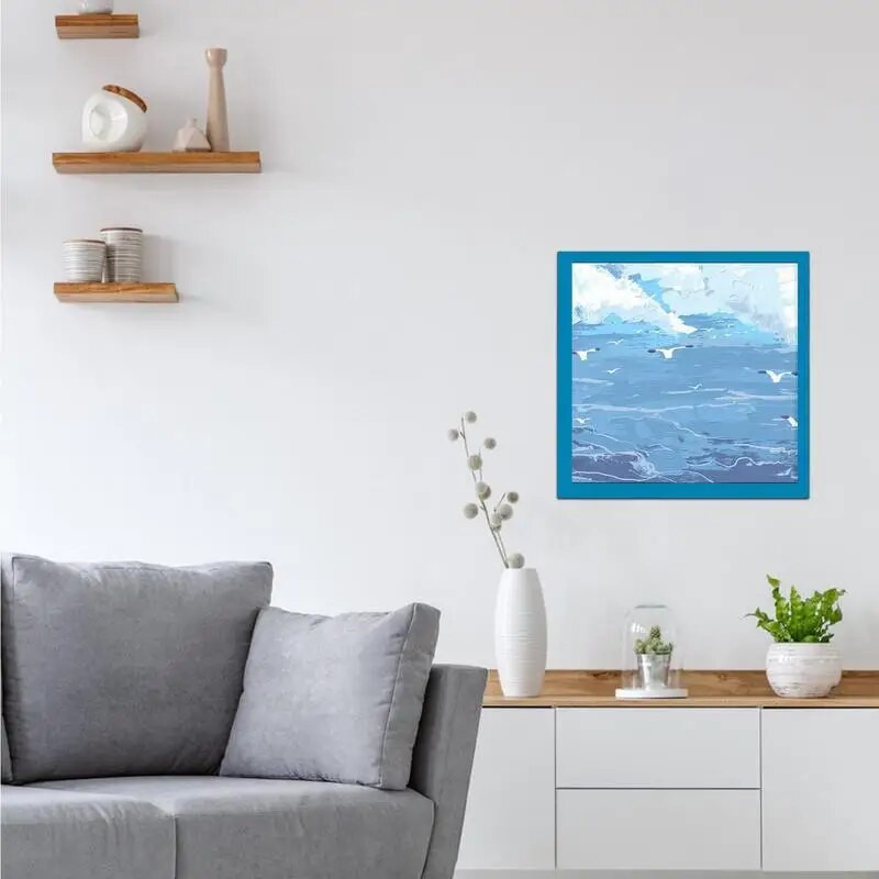 Diamond Art festménykeretek 30x30 képkeret Mágneses specifikus keretek 30x30 CM gyémántfestővászonhoz gyémánt művészetként