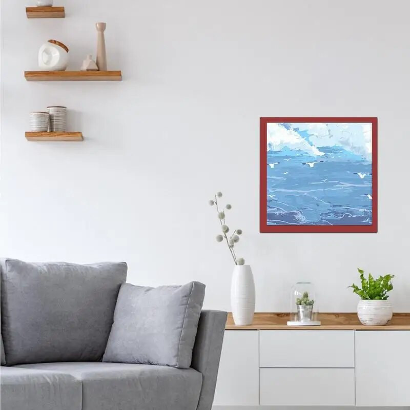 Diamond Art festménykeretek 30x30 képkeret Mágneses specifikus keretek 30x30 CM gyémántfestővászonhoz gyémánt művészetként