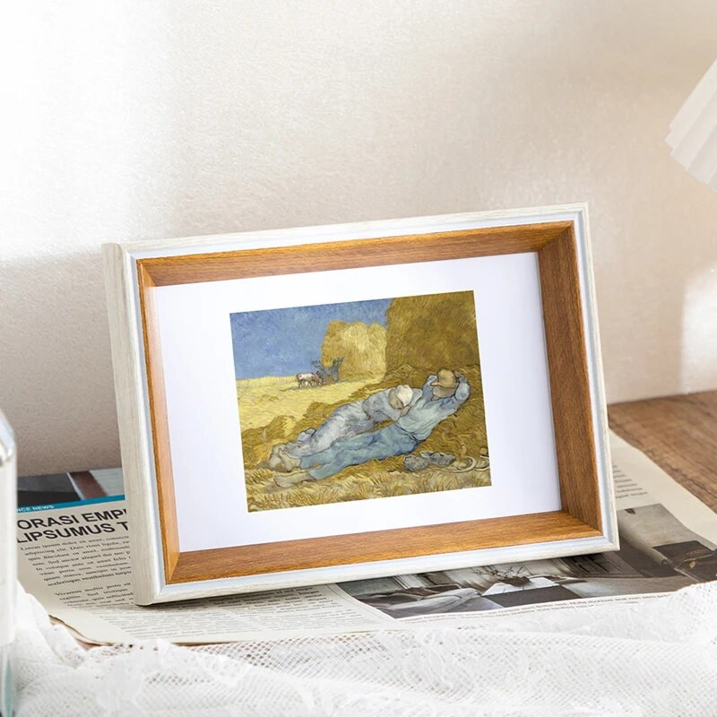 Дървена фоторамка Рамки за картини Стенен държач за картичка за снимки Кутия за екземпляри Кутия за сенки Поставка за сухи цветя Орнамент за плот