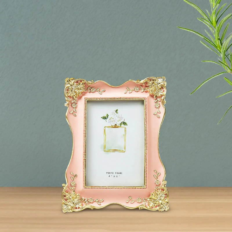 Рамка за картина в европейски стил Държач за фото дисплей Рамка за снимка от смола Винтидж рамки за картини за хотелски коридор Декор на кухненско бюро
