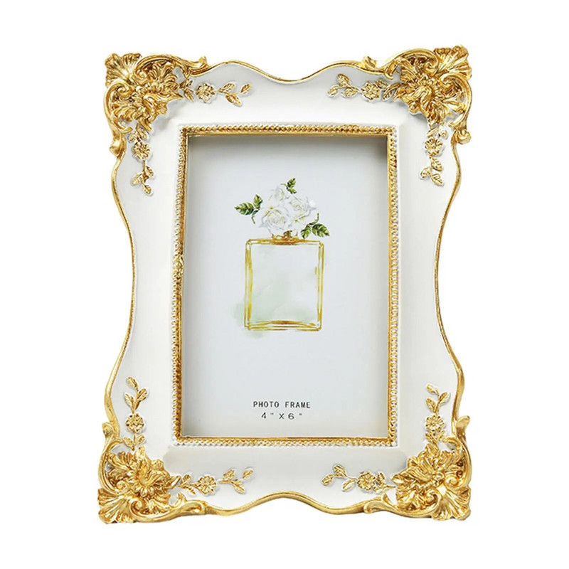 Рамка за картина в европейски стил Държач за фото дисплей Рамка за снимка от смола Винтидж рамки за картини за хотелски коридор Декор на кухненско бюро