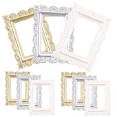 9 τμχ Στολίδια για κορνίζες φωτογραφιών DIY Mini Stand Κορνίζες Σπίτια Κοσμήματα νυχιών Χειροτεχνία από ρητίνη Κάνοντας μικρές