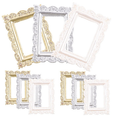 9 τμχ Στολίδια για κορνίζες φωτογραφιών DIY Mini Stand Κορνίζες Σπίτια Κοσμήματα νυχιών Χειροτεχνία από ρητίνη Κάνοντας μικρές