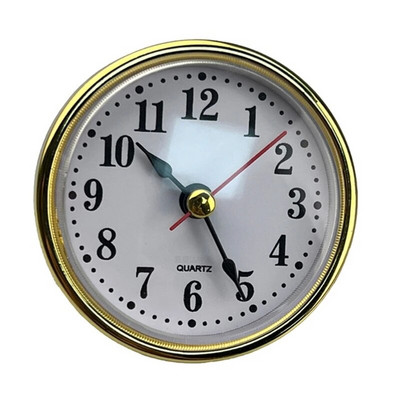 Mini Clock Insert Round Clocks Quartz Movement 2-1/2 65mm Διάμετρος Ρολόι Κεφαλή Αραβικοί Αριθμοί Χειροτεχνία DIY για το σπίτι