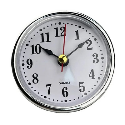 Classic Clock Craft Quartz Movement 2-1/2" (65mm) Στρογγυλά ρολόγια Κεφαλή ένθετο ρωμαϊκό αριθμό Mayitr Μικρό ρολόι Αραβικοί αριθμοί
