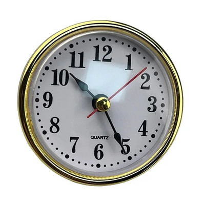Classic Clock Craft Quartz Movement 2-1/2" (65mm) Στρογγυλά ρολόγια Κεφαλή ένθετο ρωμαϊκό αριθμό Mayitr Μικρό ρολόι Αραβικοί αριθμοί