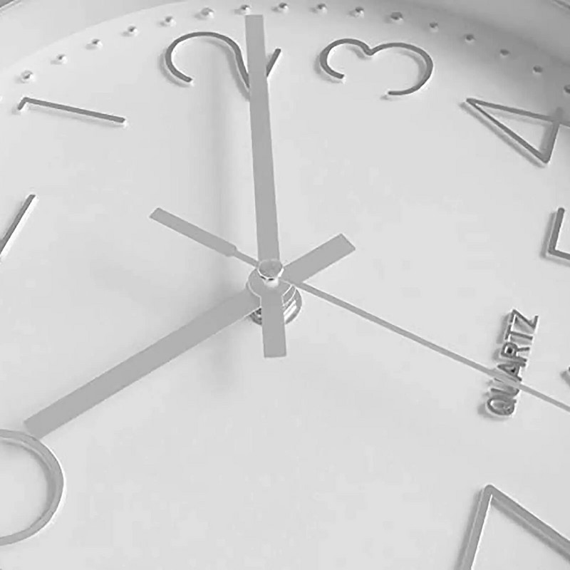 Modern stílusos falióra, csendes, nem ketyegő falióra kerek 8 hüvelykes óra Könnyen leolvasható Irodai Iskola Nappali Dekoráció