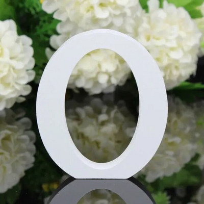 1 τεμ 10 εκ./8 εκ. Λευκό ξύλινο γράμμα Αγγλικό αλφάβητο DIY Προσωποποιημένο όνομα Σχέδιο Τέχνης Ελεύθερη όρθια Καρδιά Γαμήλια διακόσμηση σπιτιού