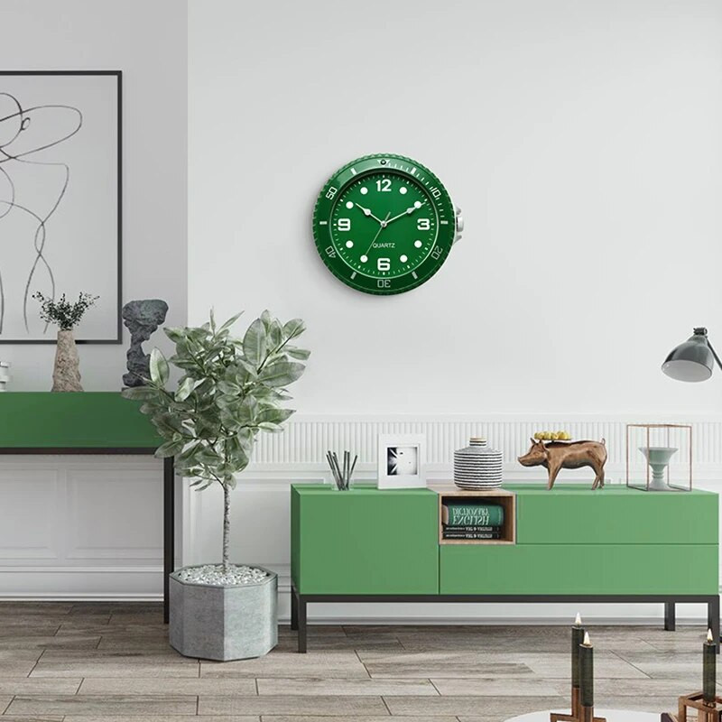 Стенен часовник Rol Модерен дизайн Silent Quartz Needle Луксозни стенни часовници Silent Sweep Second Home Creative Water Ghost Wall Clock