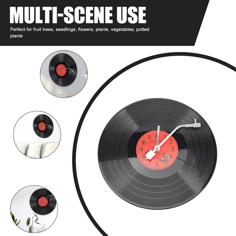 Irodai óra bakelit lemez fal Kényelmes rock roll finom műanyag nappali