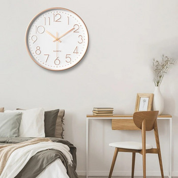 Μινιμαλιστικό μοντέρνο ρολόι τοίχου Δημιουργικό ρολόι τοίχου Είδη οικιακής χρήσης σαλόνι γραφείου Διακόσμηση τοίχου Ρολόι τοίχου