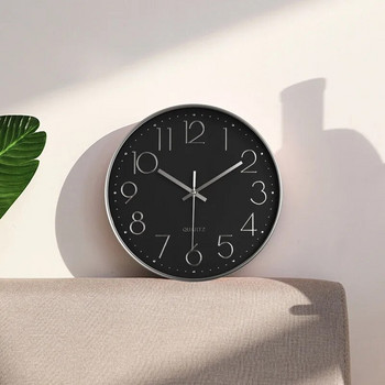 Минималистичен модерен стенен часовник Творчески стенен часовник Домакински предмети Всекидневна Декорация на стена за офис Часовник със стикери за стена