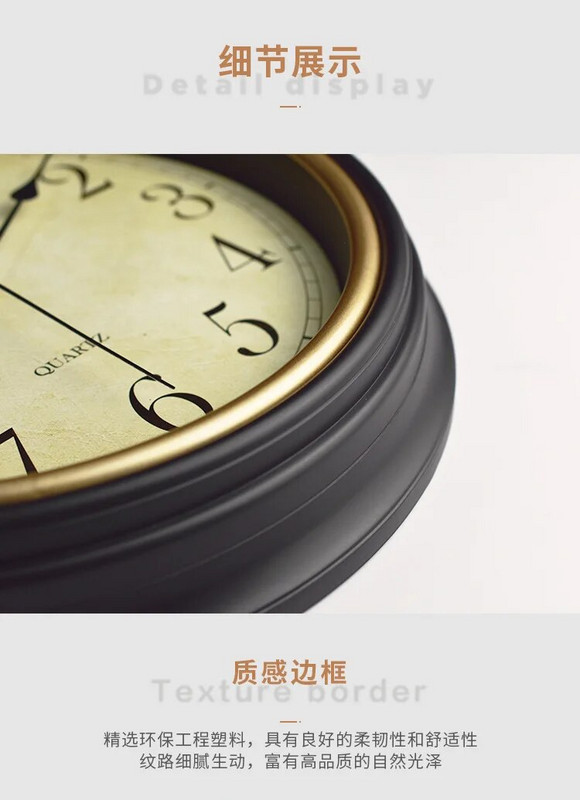 Régi faliórák Európai stílusú csendes órák Nappali dekorációs órák Falra akasztható órák Otthoni művészeti kvarcórák