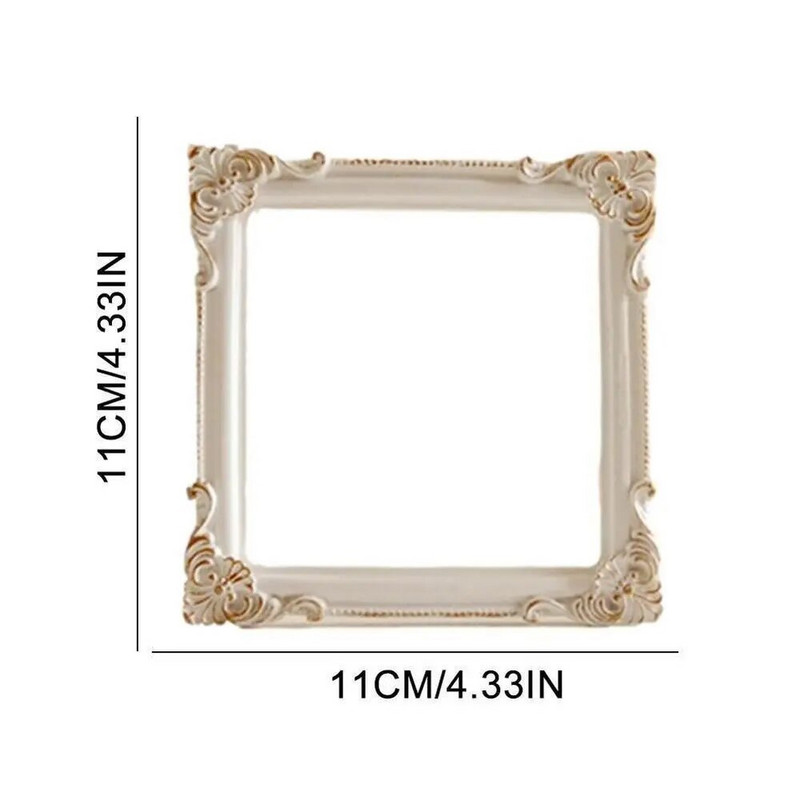 Kiváló minőségű vintage keret utánzat faragott fotókeret kozmetikai vitrin állvány ékszer bemutató tok lakberendezés