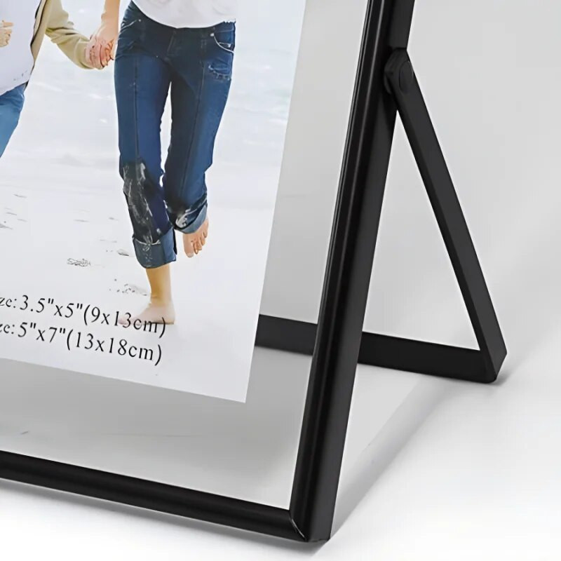 Akril téglalap fekete/ezüst/arany fém fal Fényképkeretek Modern 6/7/8 hüvelykes poszter vászon akasztónyomatok Art lakberendezés