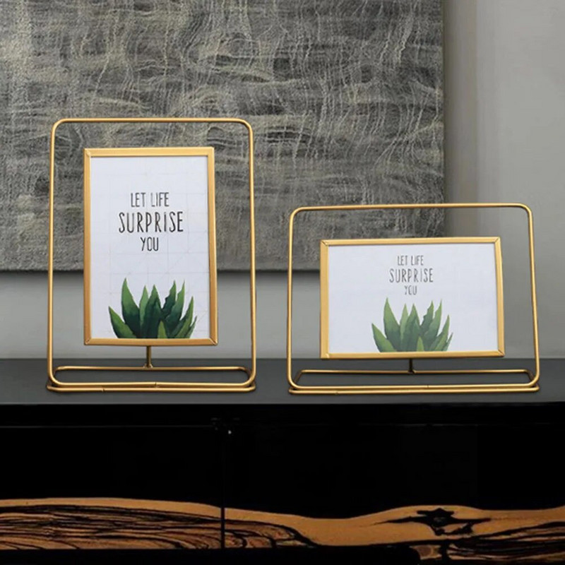 Egyszerű fém képkeret üvegborítással képkeret kollekció vaskonzol asztali képkeret képkeretek lakberendezés