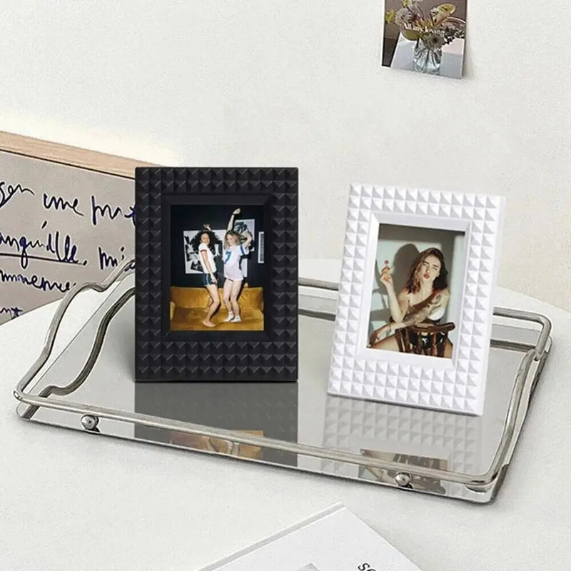 3 hüvelykes mini képkeret Polaroid képkerethez asztali fotókártya album poszter kijelző állvány asztali dekoráció Drop Shipping
