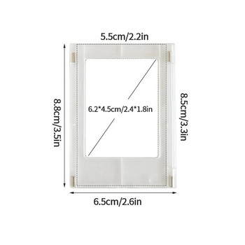 Kpop Idol Photocard Holder 3in Photo Frame Picture Display Stand Picture Frame Card Collect Book Kawaii Room Desktop Decor