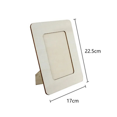 Ημιτελής ξύλινη κορνίζα φωτογραφιών Κενή DIY Πίνακας ζωγραφικής Καλλιτεχνική διακόσμηση Ορθογώνιο Εικόνες Organizer DIY Craft Gifts 2023