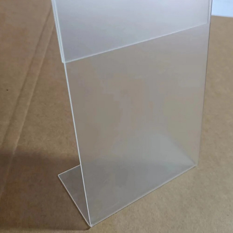 Διαφανές ακρυλικό σταντ 2 μεγεθών Επιτραπέζιο Βάση κάρτας Οθόνης γραφείου επαγγελματικό ράφι Clear cards Stand επιτραπέζια βάση