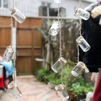 Μίνι γυάλινα μπουκάλια 10 τμχ Φλασκάκια με πώματα από φελλό Διαφανή δώρα ευχών Healing Lucky Drifting Άδεια Μικροσκοπικά Βαζάκια Διακόσμηση