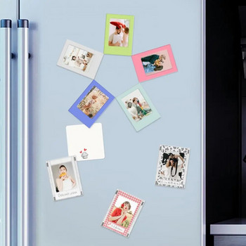 Фотодържач Polaroid за хладилник Направи си сам магнитна фоторамка Цветни магнитни фоторамки за хладилник Изящни за дома