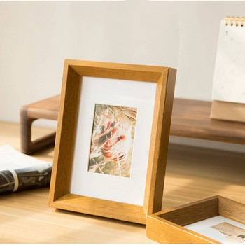 дървена рамка за снимки вътрешен размер 6 7 8 инча рамка декоративна картина висяща картина, всяка рамка с 1бр персонализирана снимка