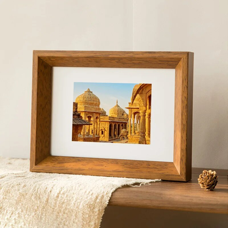 ξύλινη κορνίζα φωτογραφιών εσωτερικό μέγεθος 6 7 8 ιντσών κορνίζα διακοσμητική εικόνα κρεμαστή εικόνα, κάθε κορνίζα με 1 τμχ προσαρμοσμένη φωτογραφία