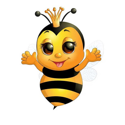 M461 Cute Little Bee Cartoon Αυτοκόλλητο τοίχου με έντομα Παιδικό υπνοδωμάτιο Διακόσμηση Αυτοκόλλητο Νηπιαγωγείο Ψυγείο Τουαλέτας Αυτοκόλλητο