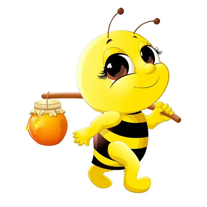 M461 Cute Little Bee Cartoon Αυτοκόλλητο τοίχου με έντομα Παιδικό υπνοδωμάτιο Διακόσμηση Αυτοκόλλητο Νηπιαγωγείο Ψυγείο Τουαλέτας Αυτοκόλλητο