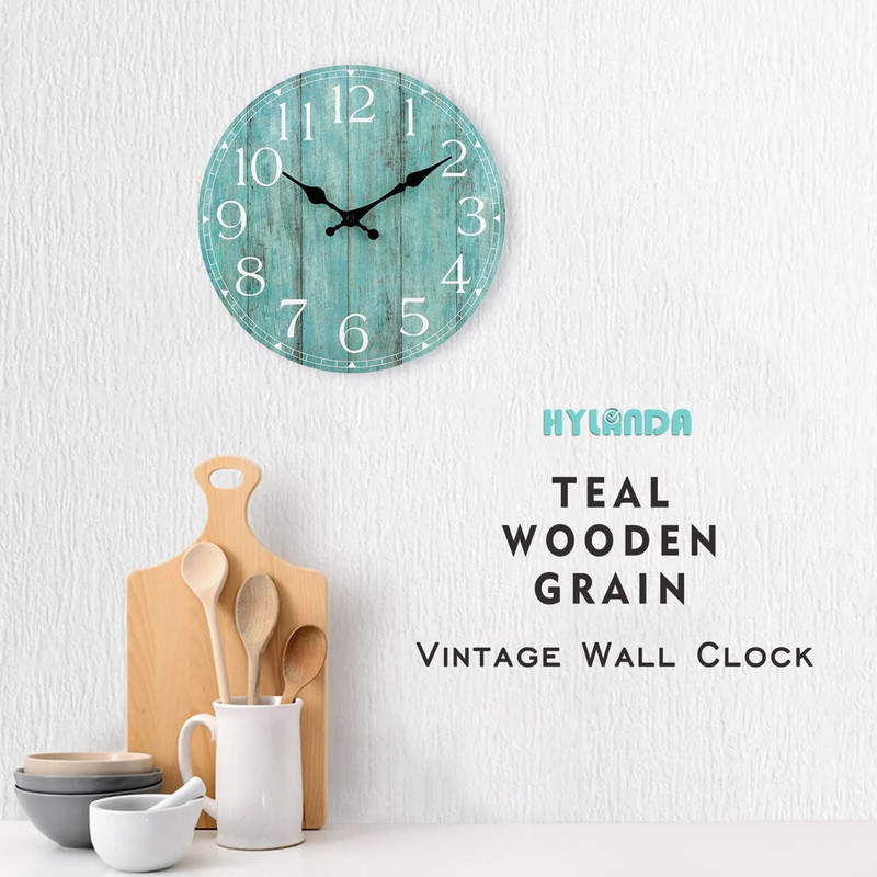 Csendes, ketyegésmentes faliórák elemmel működő, tematikus óra fürdőszobai konyhához Otthoni iroda Nappali Hálószoba