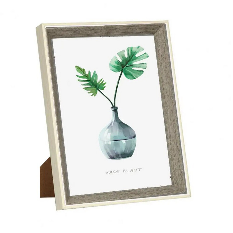 Egyszerű képkeret-kijelző, többcélú, könnyen felszerelhető, stabil koncepció, rusztikus képkeret