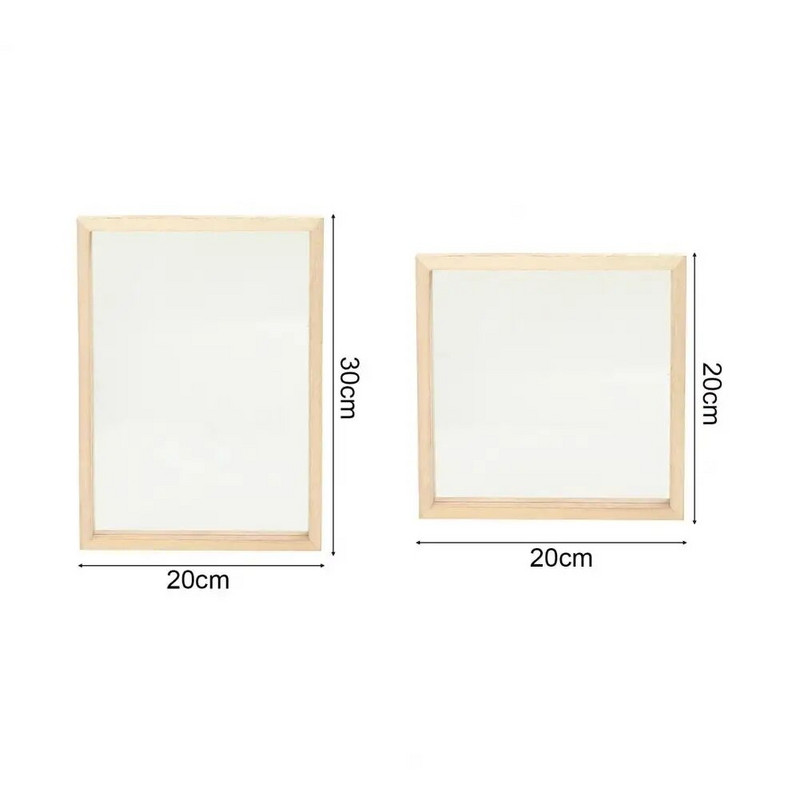 Átlátszó karcolásgátló festmény tároló óvodai gyermekek kézműves festőkeret képkeret stúdió kellék