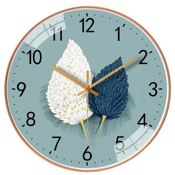 Модерен минималистичен стенен часовник Творчески стенен часовник Офис Хол Декорация на стена Домакински предмет Часовник със стикери за стена