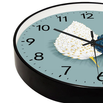 Модерен минималистичен стенен часовник Творчески стенен часовник Офис Хол Декорация на стена Домакински предмет Часовник със стикери за стена