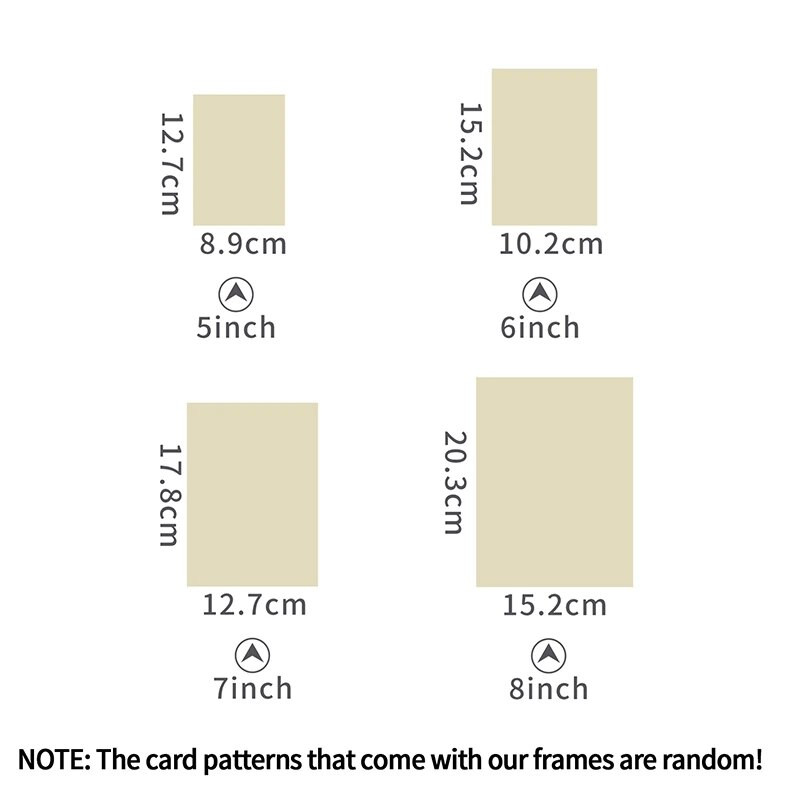 6/8/10 hüvelykes Nordic Square fotókeret fa képkeret falra akasztós fényképtartó árnyékoló doboz asztali díszes fotódoboz